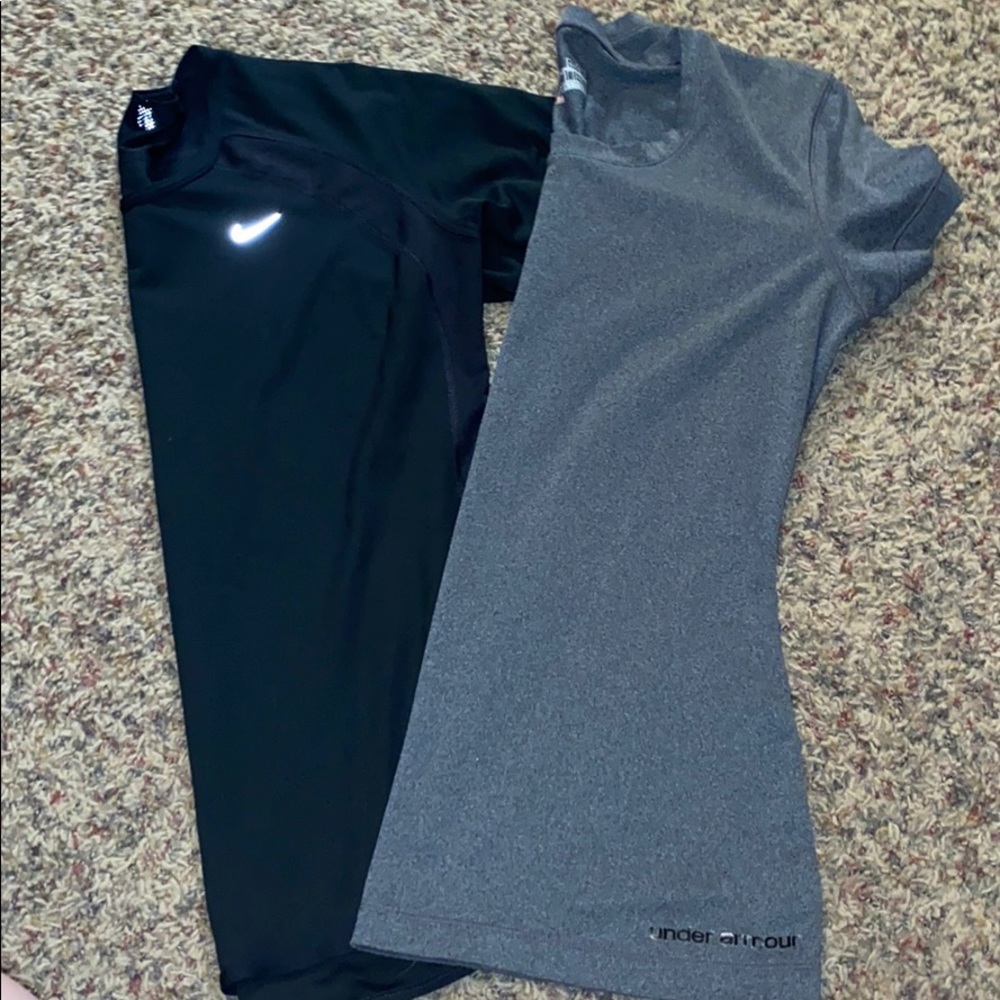 Bundle workout shirts! Nike & Under Armour